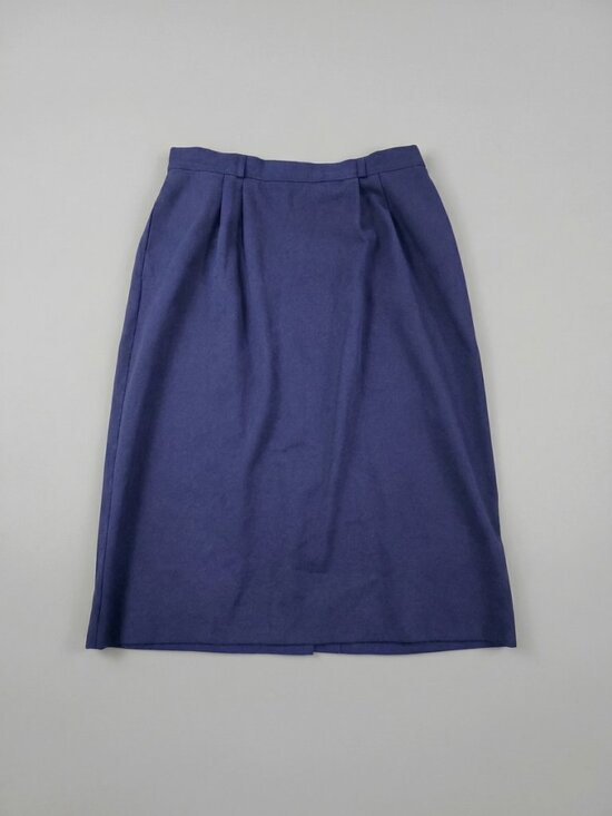 Worthington Dresses & Skirts - Vintage Worthington Navy Pencil Skirt Size 14